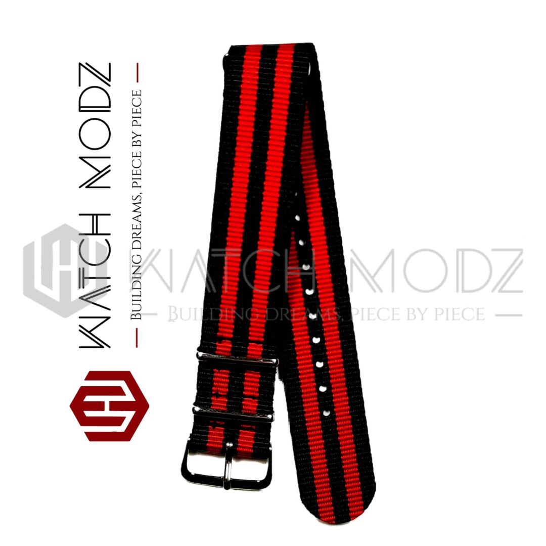 Watch-Modz 22mm Nato: Red/Black, view 2