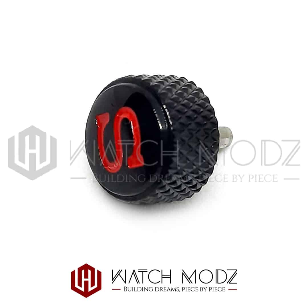 Watch-Modz SKX007 Crown: Black Knurled