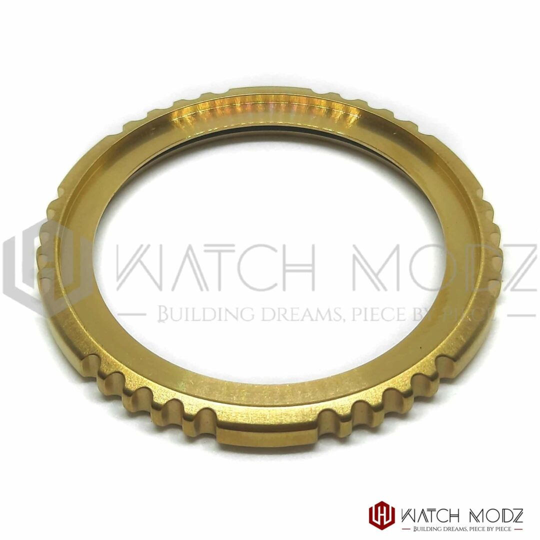Watch-Modz SKX007 Bezel: Brushed Gold Fugu