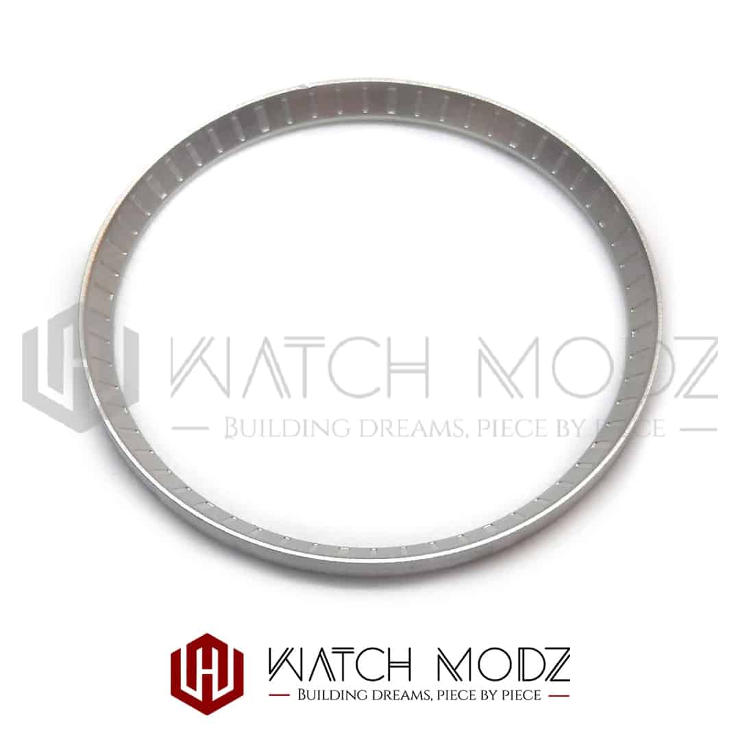 Watch-Modz SKX007 Chapter Ring: Brushed Silver w/ Minutes