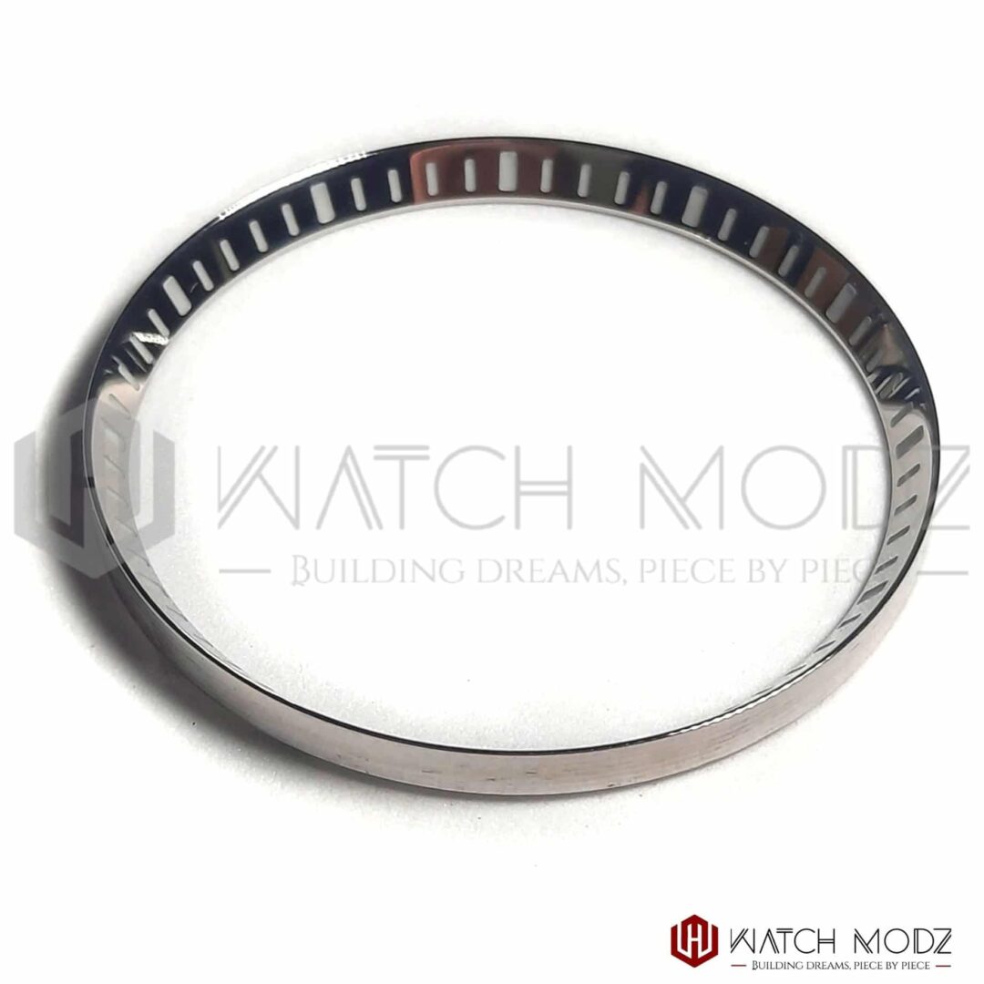 Watch-Modz SKX007 Chapter Ring: Lumed Silver