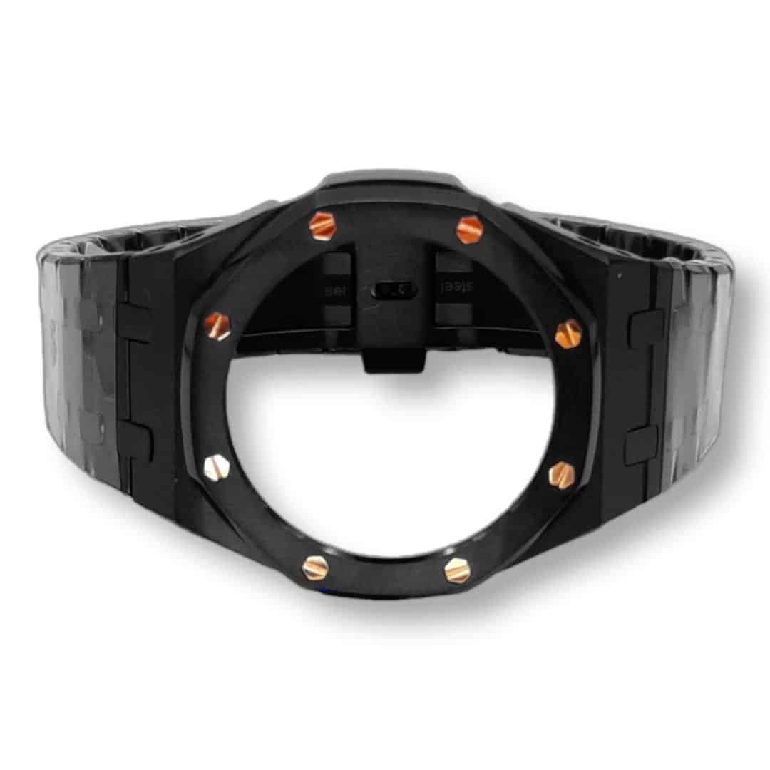 Watch-Modz GA-2100 “Casioak”: Black Gold Screws, view 2