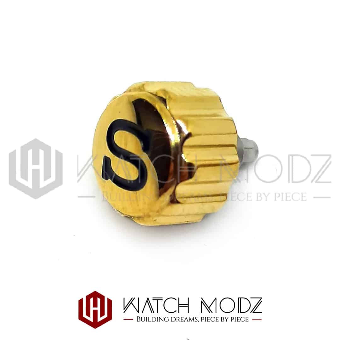 Watch-Modz SKX007 Crown: Gold Chunky