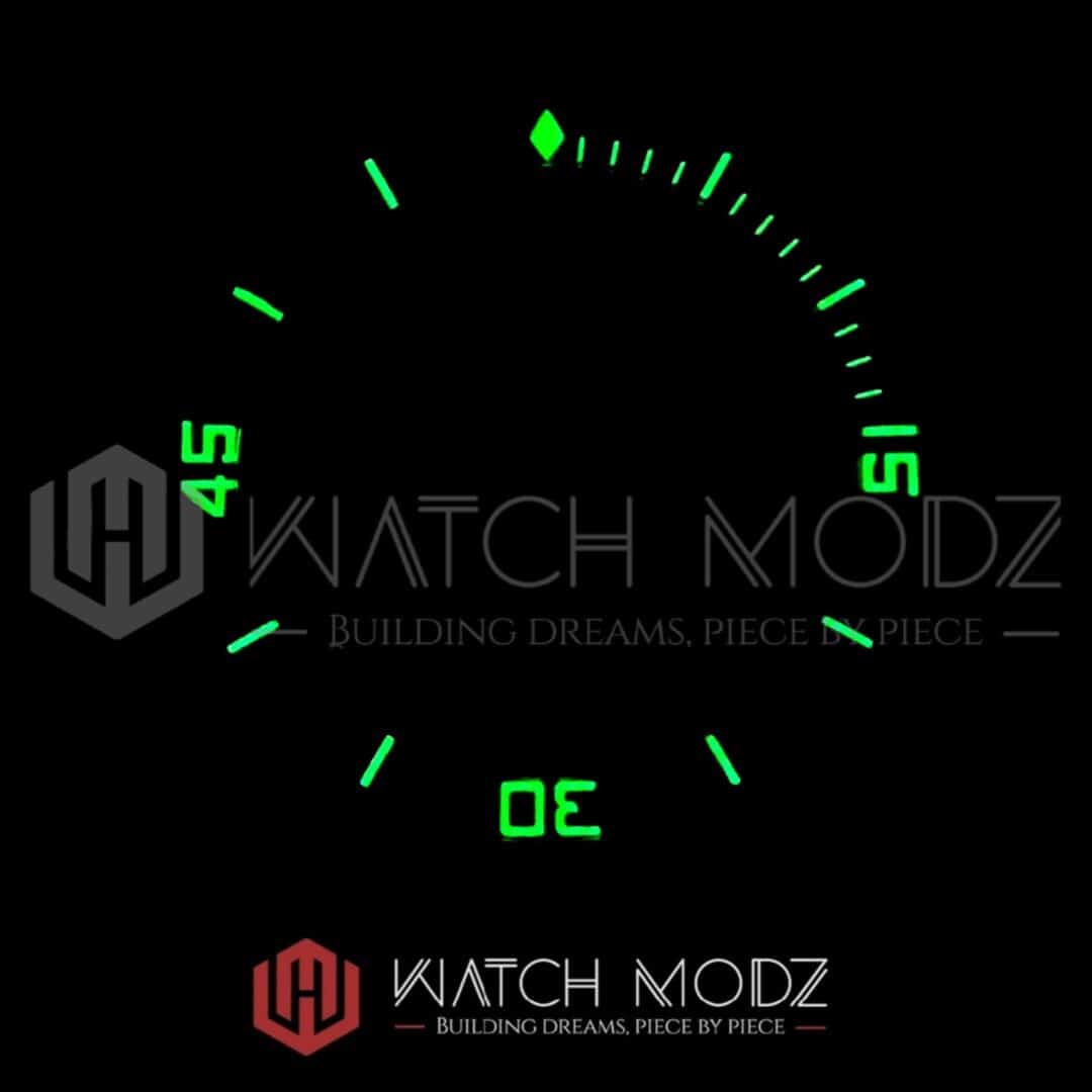 Watch-Modz SKX007 Glass Bezel Insert: Blue Fifty Fathoms, view 2