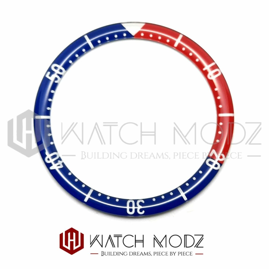 Watch-Modz SKX007 Glass Bezel Insert: Pepsi SKX