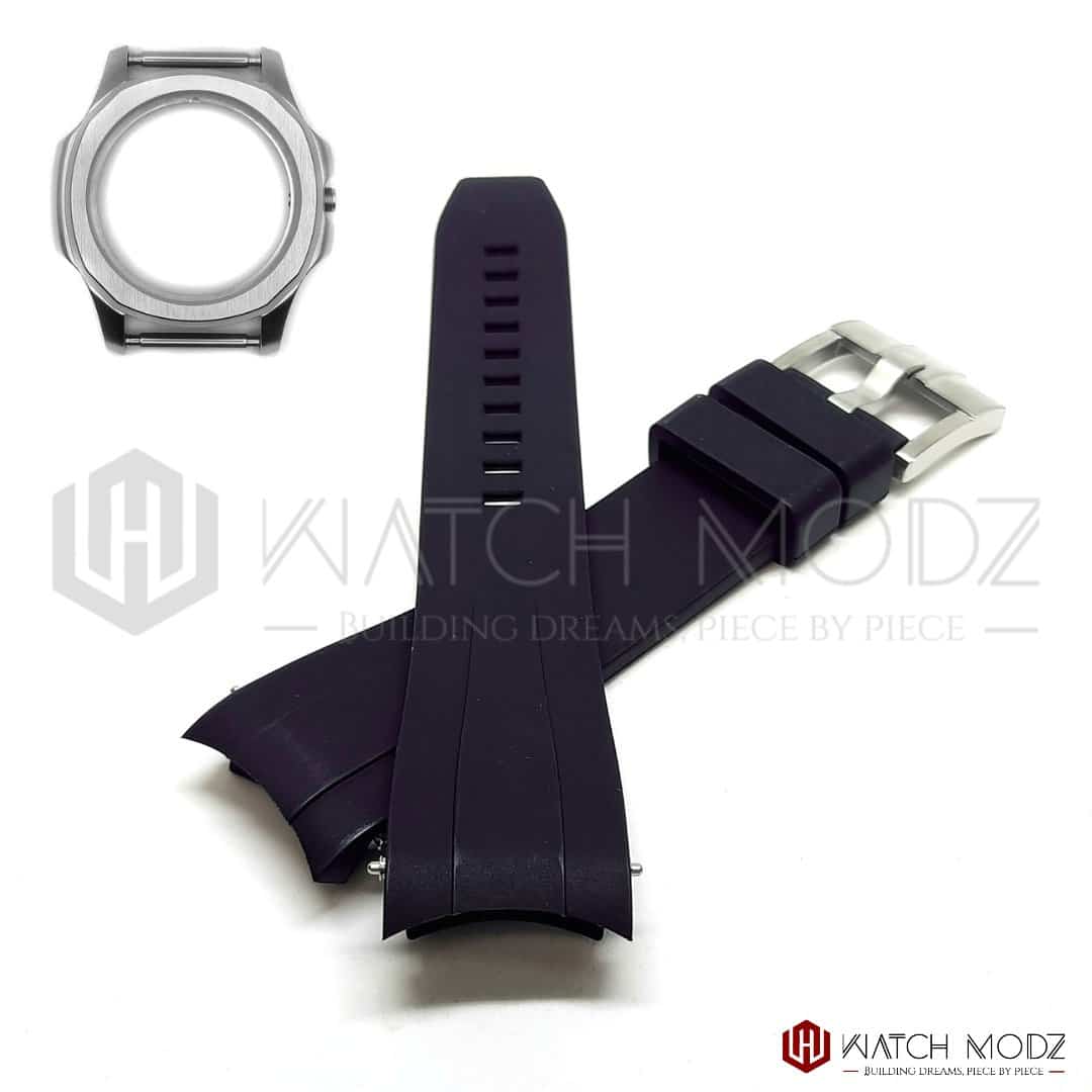 Watch-Modz Nautilus Rubber Strap: Black