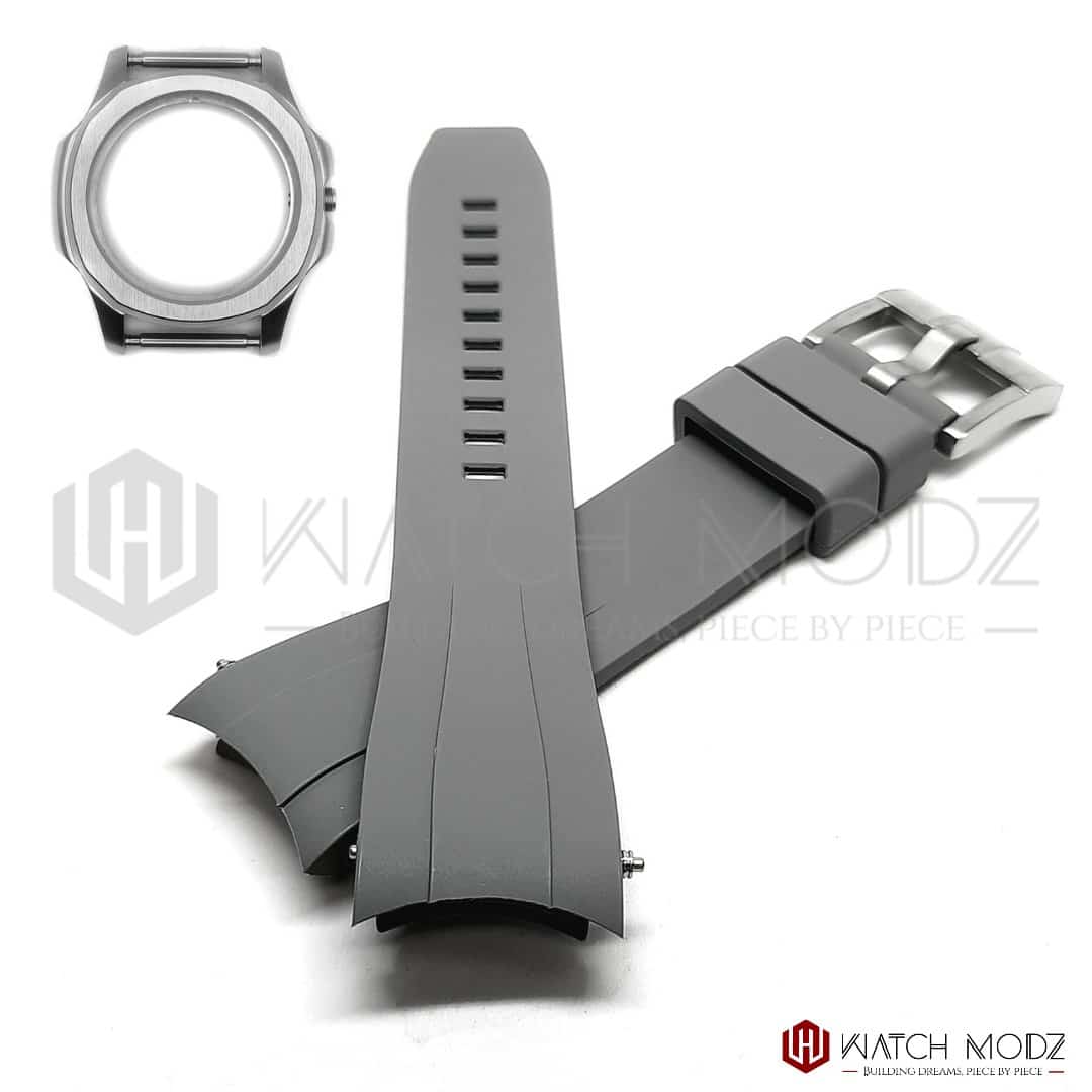 Watch-Modz Nautilus Rubber Strap: Gray