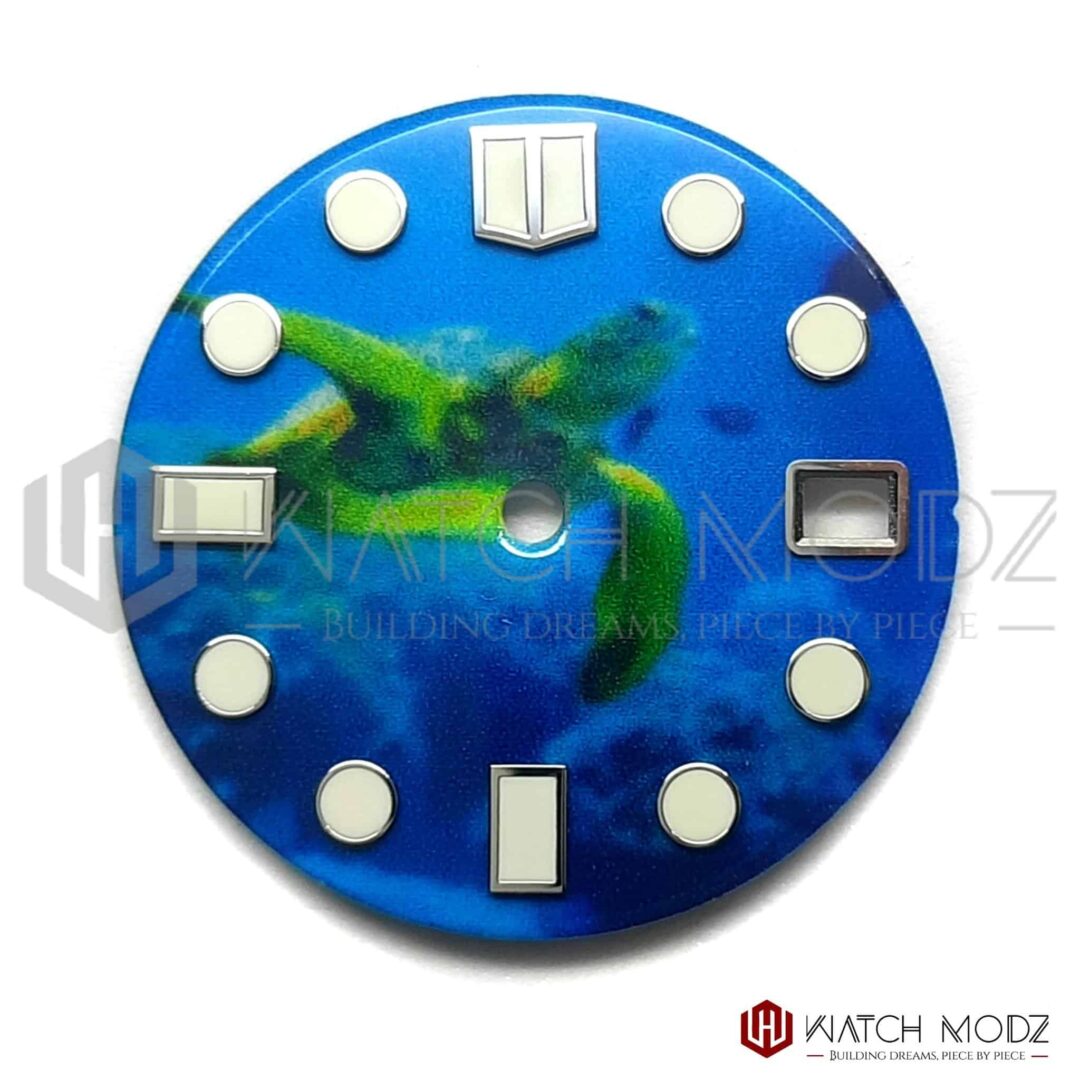 Watch-Modz NH35 Dial: Full Lume Sea Turtle