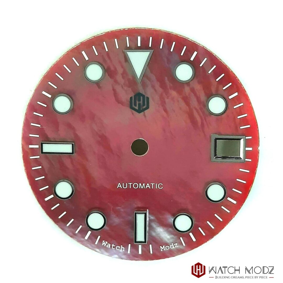 Watch-Modz NH35 Dial: Red Pearl