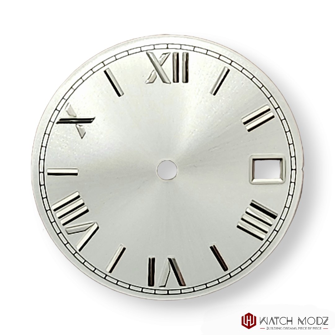 Watch-Modz NH35 Dial: Silver Roman