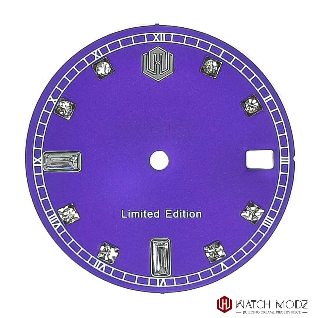 Watch-Modz NH35 Dial: Swarovski Purple Grape
