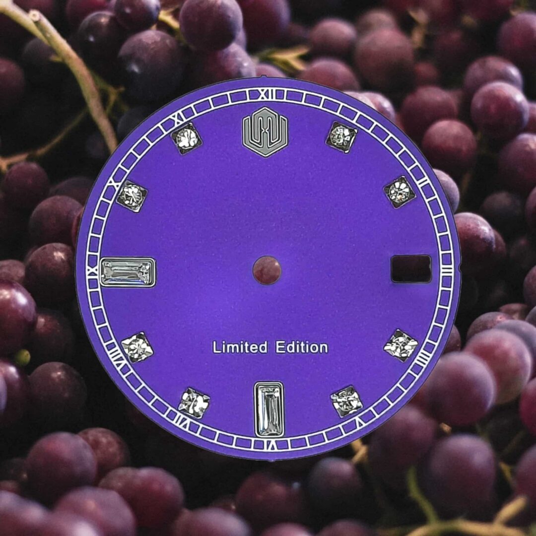 Watch-Modz NH35 Dial: Swarovski Purple Grape, view 2