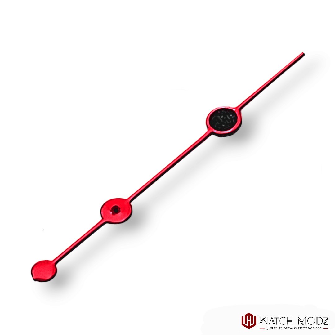 Watch-Modz NH35 Hand: Red Second Black Lume