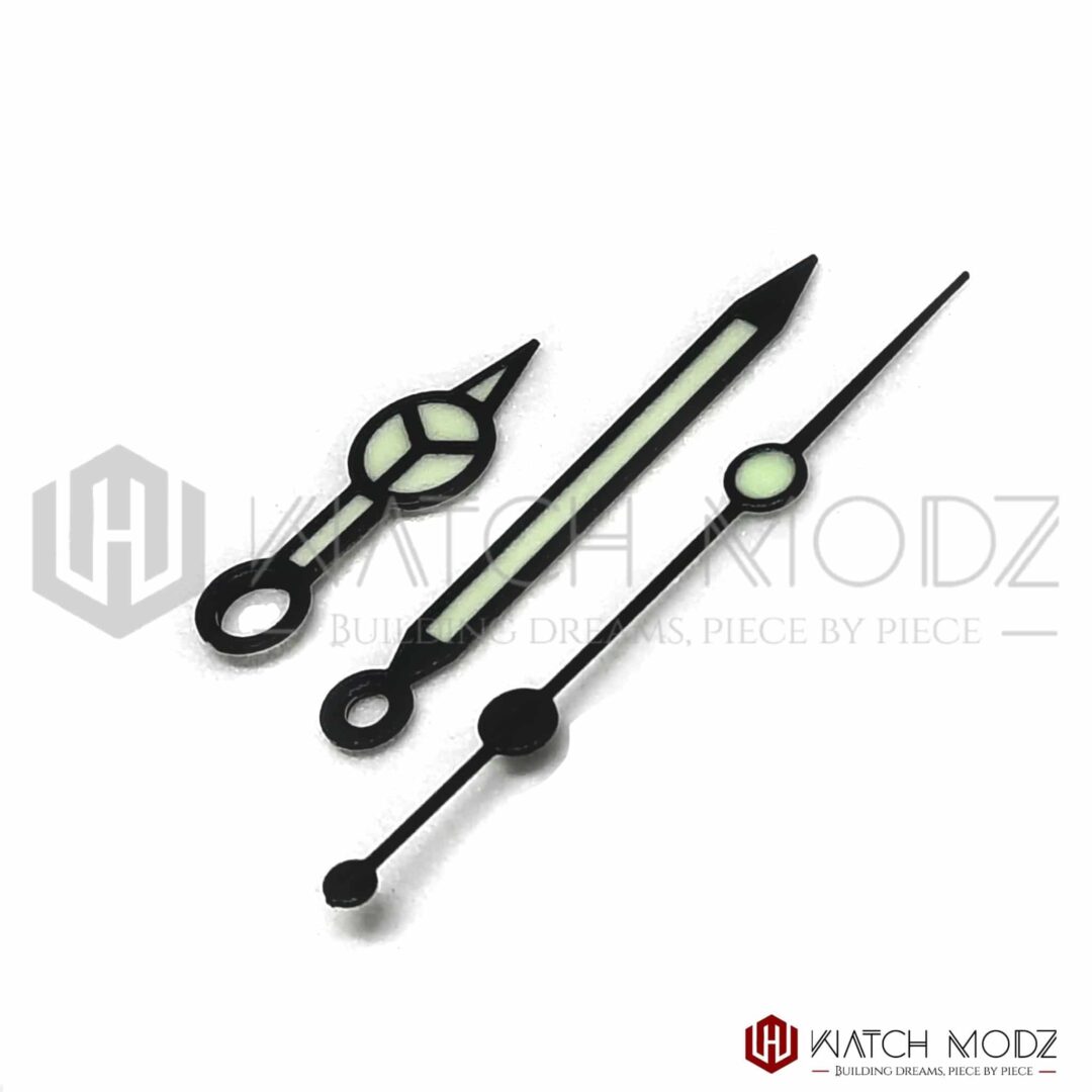 Watch-Modz NH35 Hands: Black Mercedes