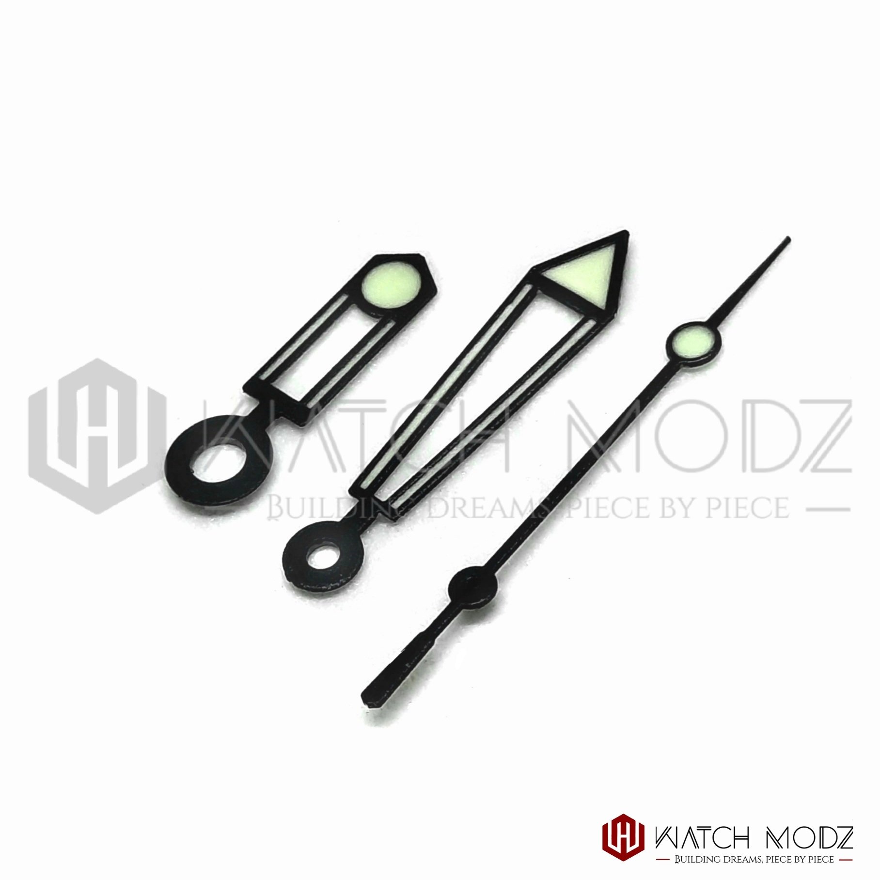 Watch-Modz NH35 Hands: Black Seamaster Pro