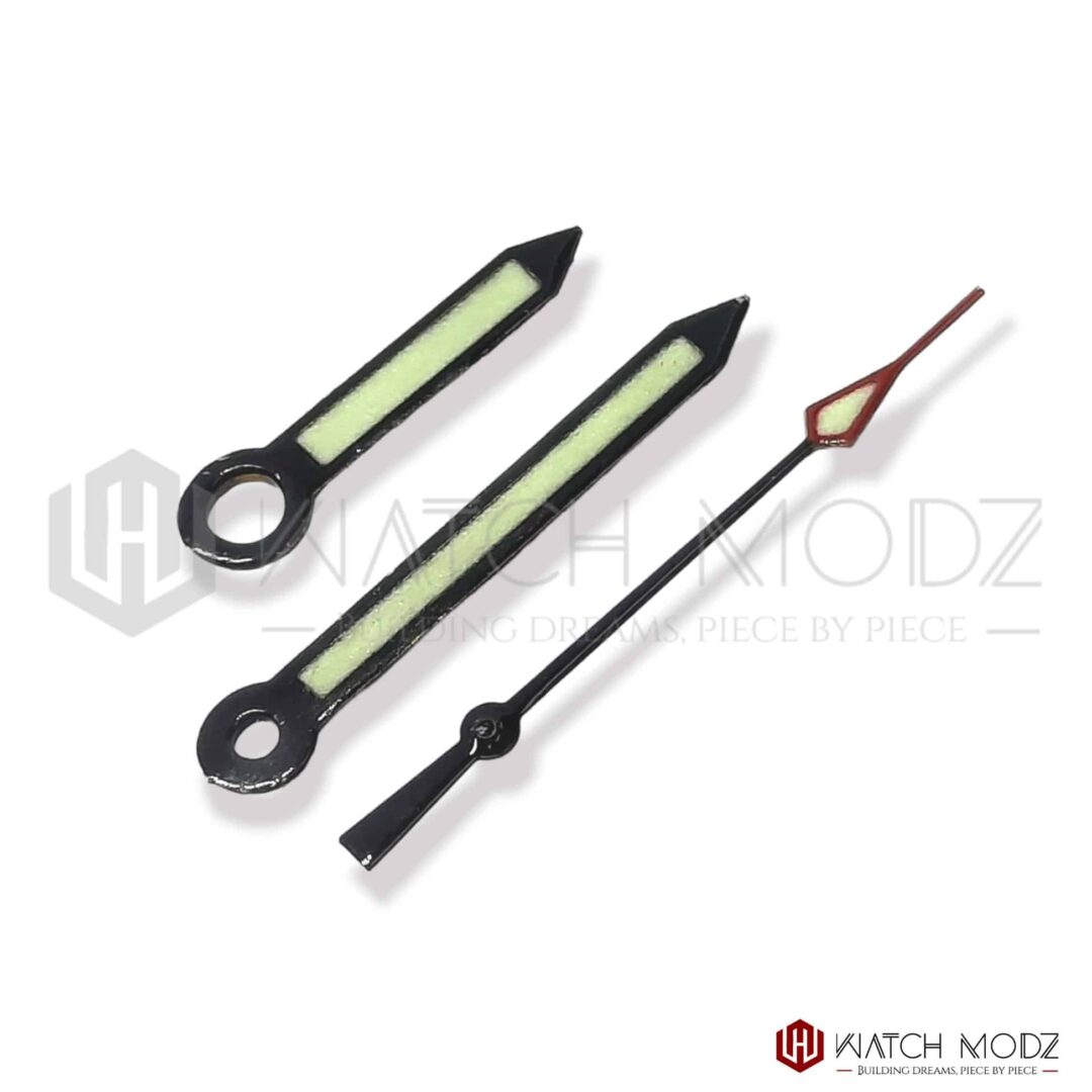 Watch-Modz NH35 Hands: Black Speedy