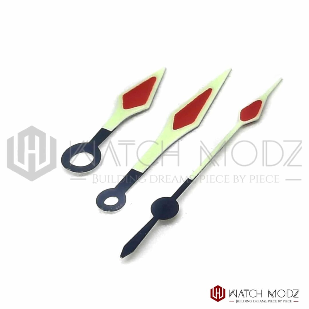 Watch-Modz NH35 Hands: Red Kunai