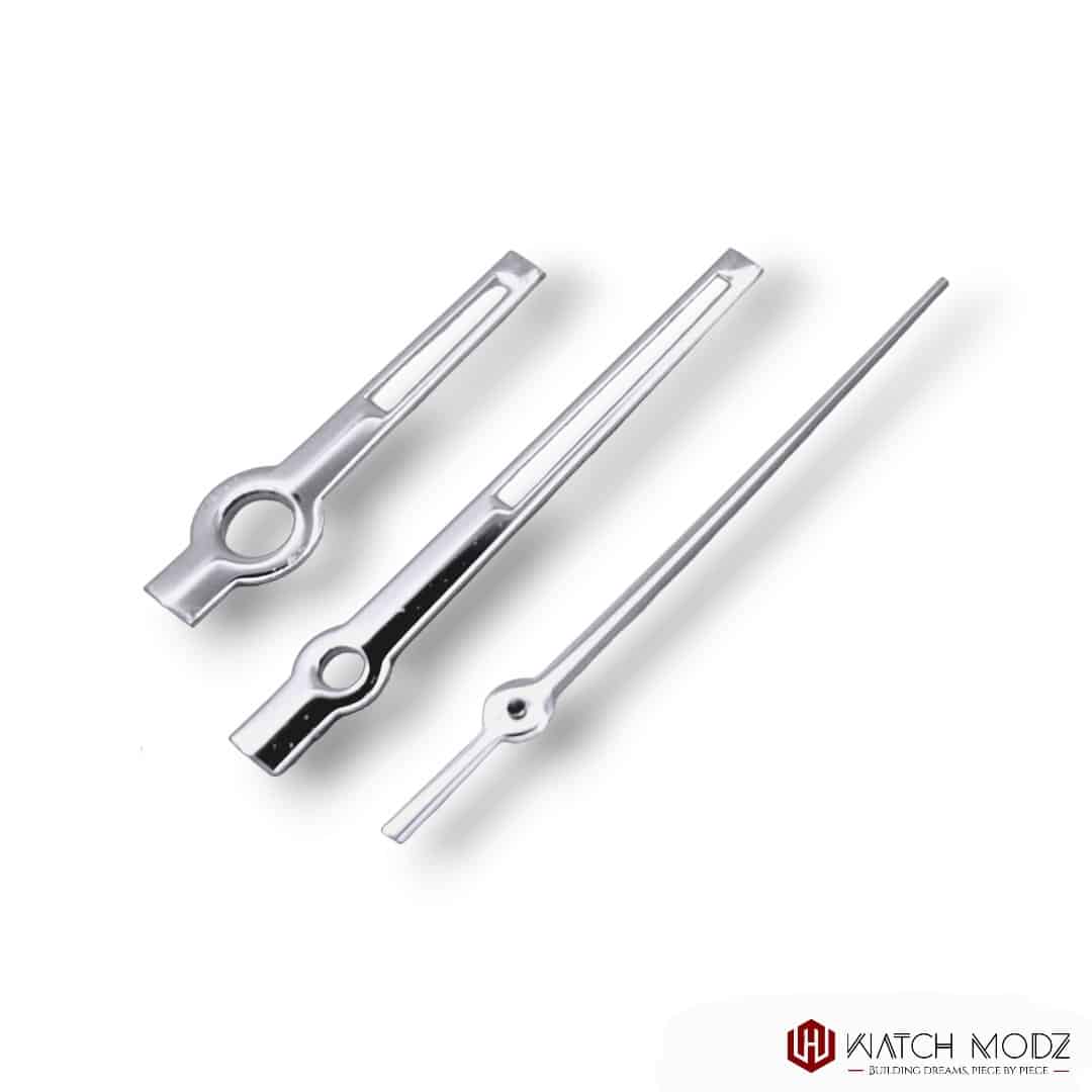 Watch-Modz NH35 Hands: Silver Baton