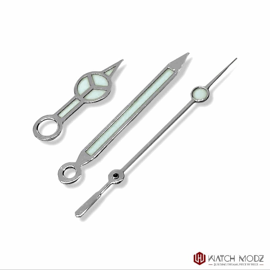 Watch-Modz NH35 Hands: Silver Merc (BGW9)