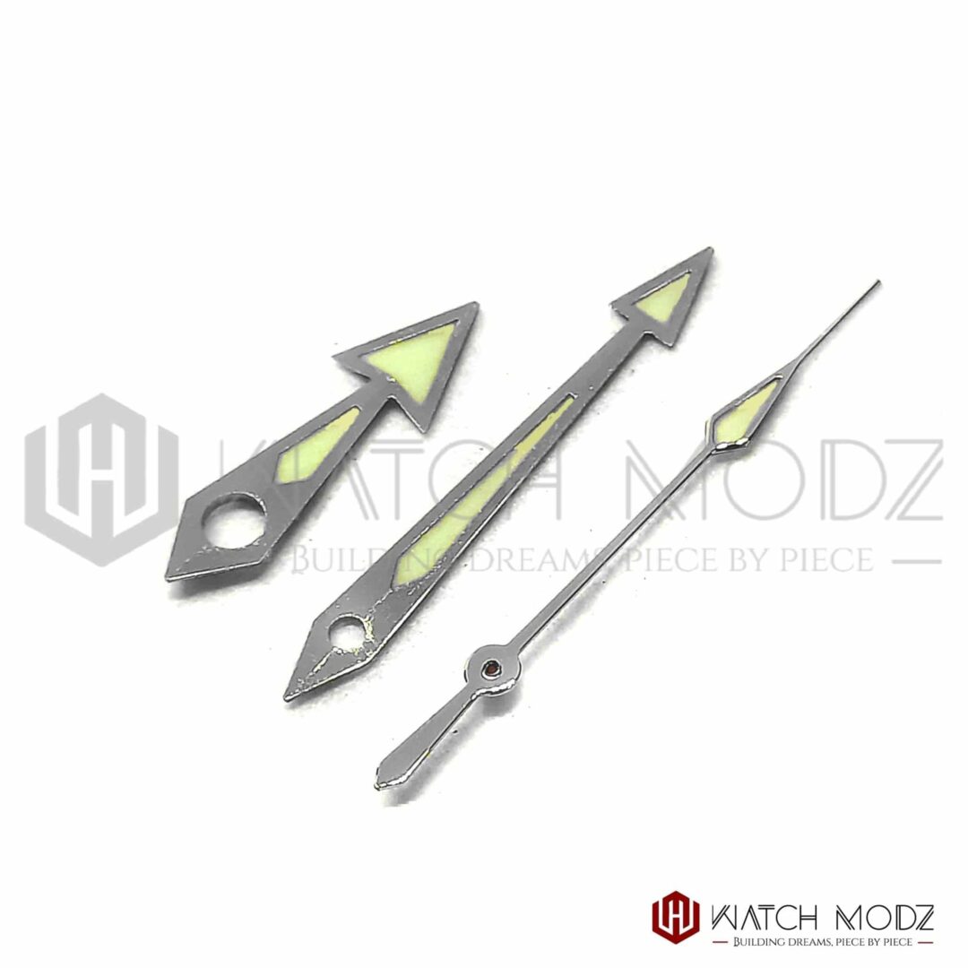Watch-Modz NH35 Hands: Silver Planet Ocean