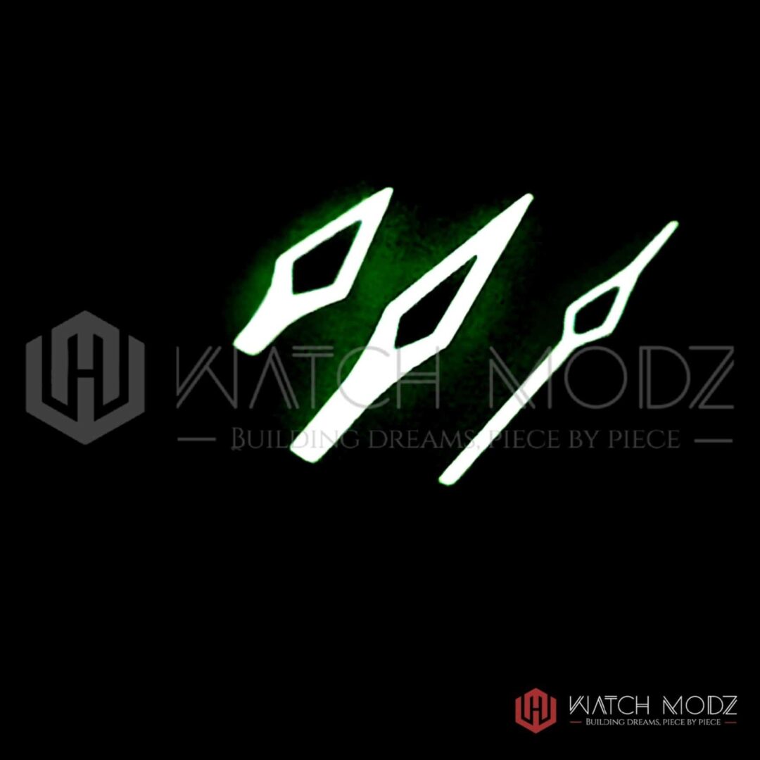 Watch-Modz NH35 Hands: Yellow Kunai, view 2