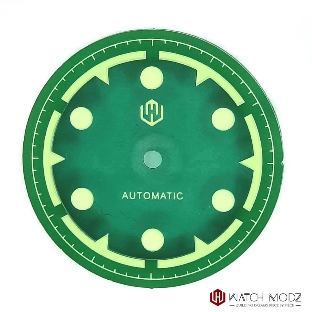 Watch-Modz NH70 Dial: Green X-Ray