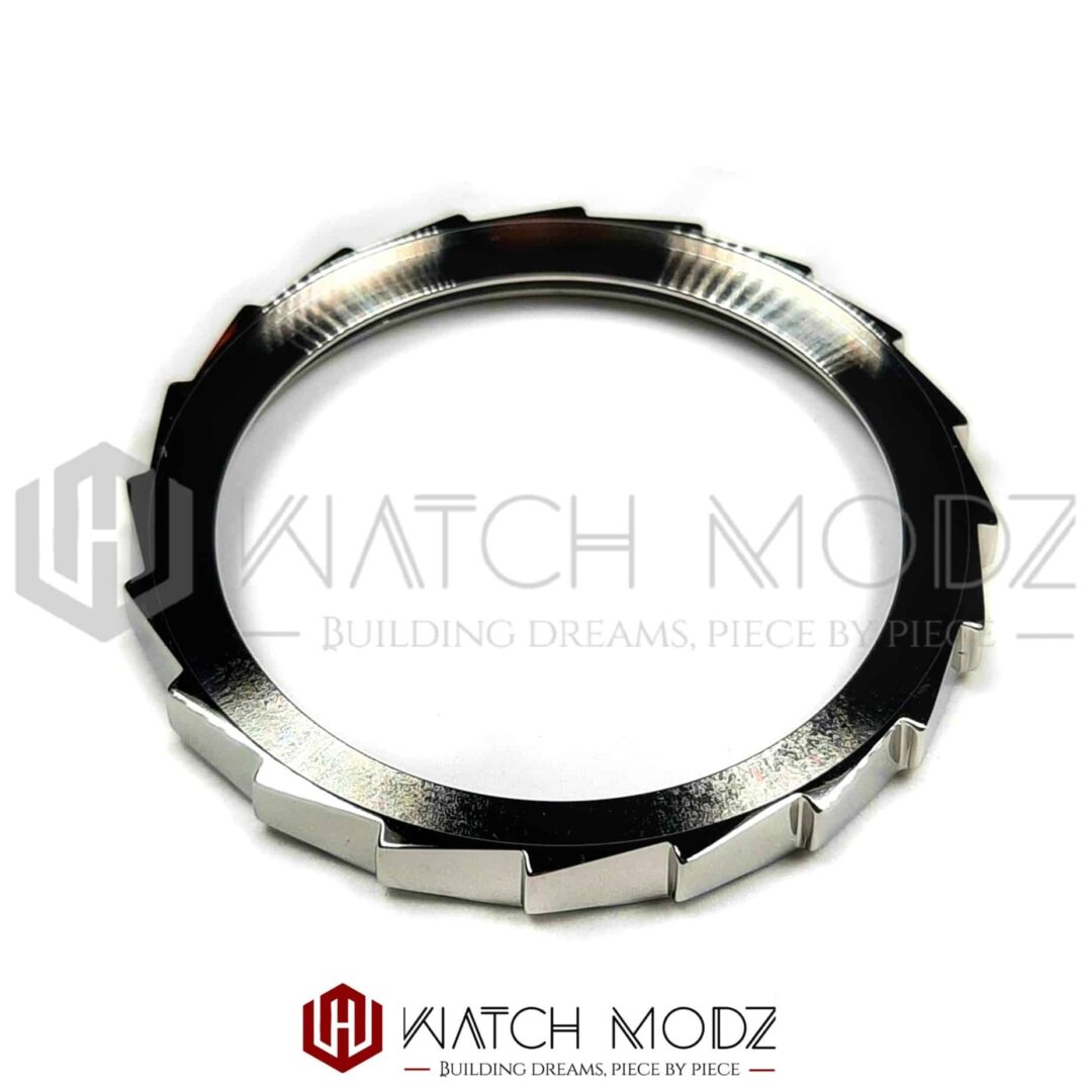 Watch-Modz SKX007 Bezel: Silver Sawtooth
