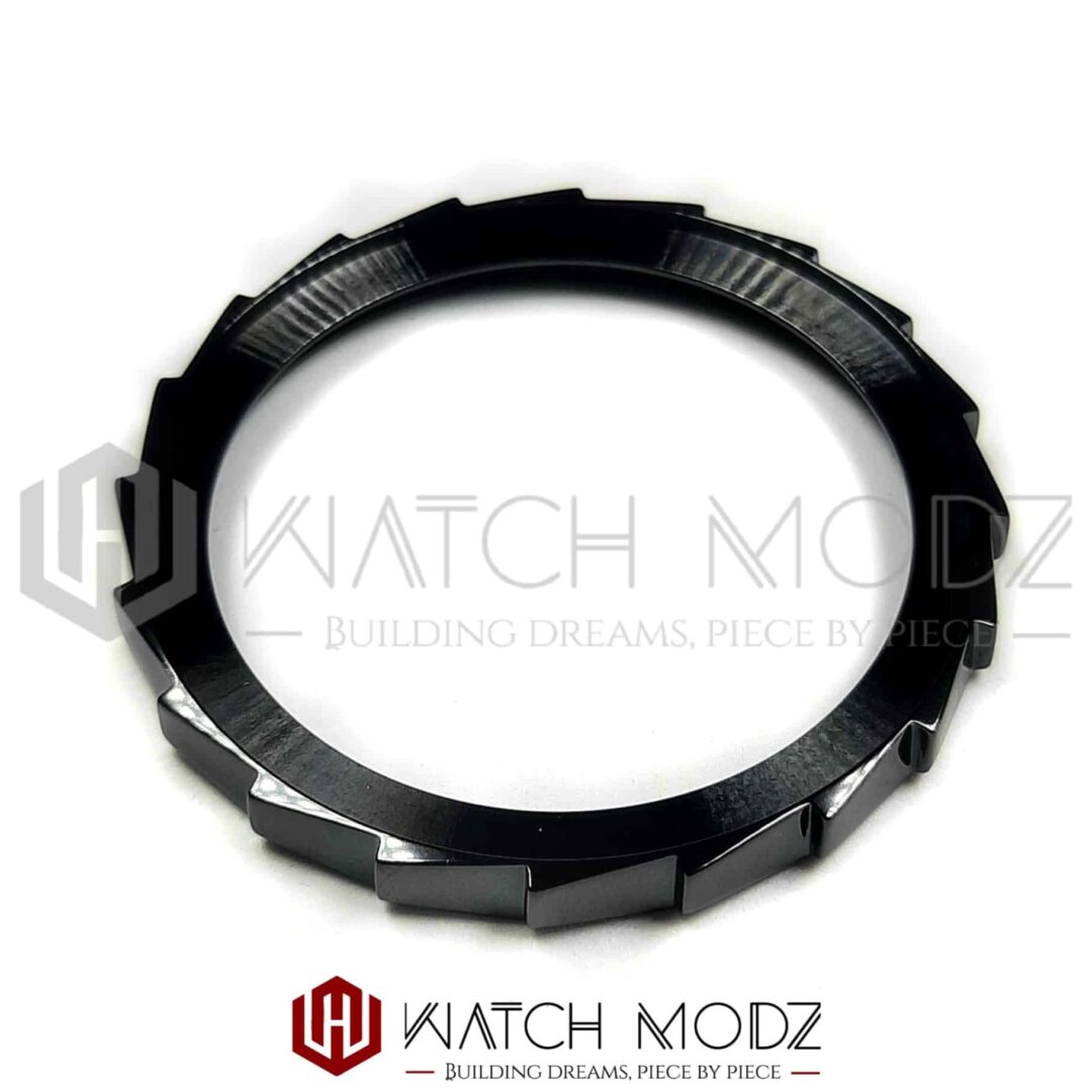 Watch-Modz SKX007 Bezel:  Black Sawtooth