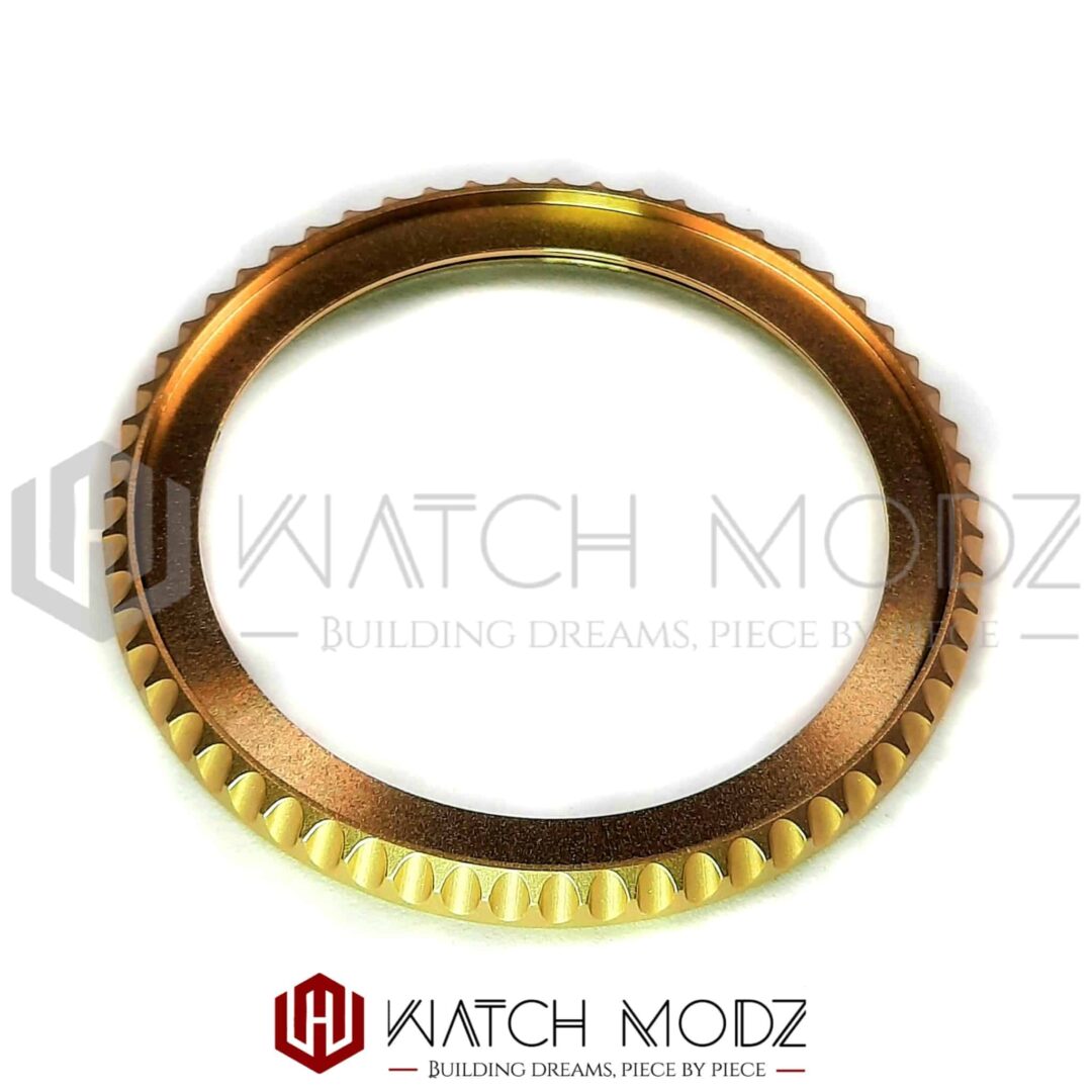 Watch-Modz SKX007 Bezel: Sandblasted Gold Sub