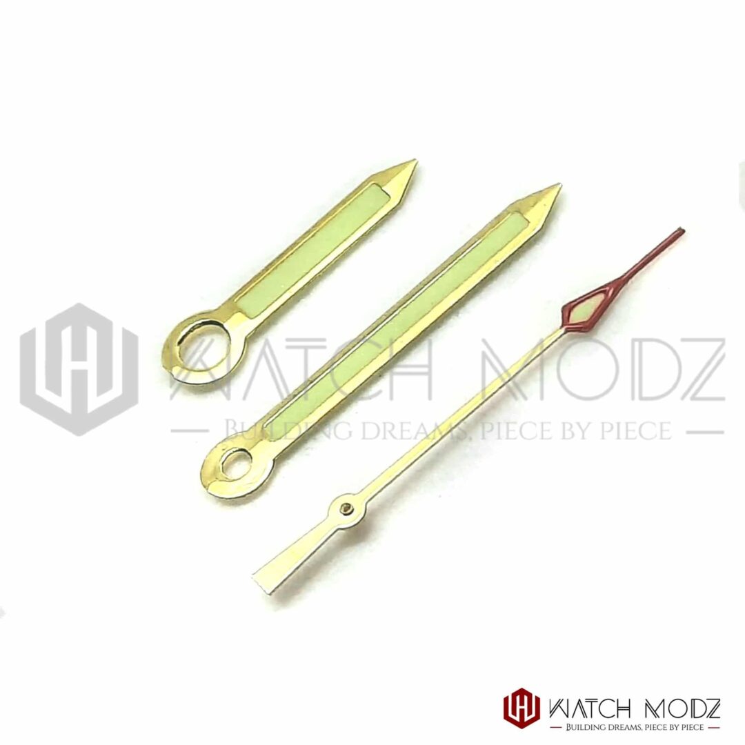 Watch-Modz NH35 Hands: Polished Gold Speedy