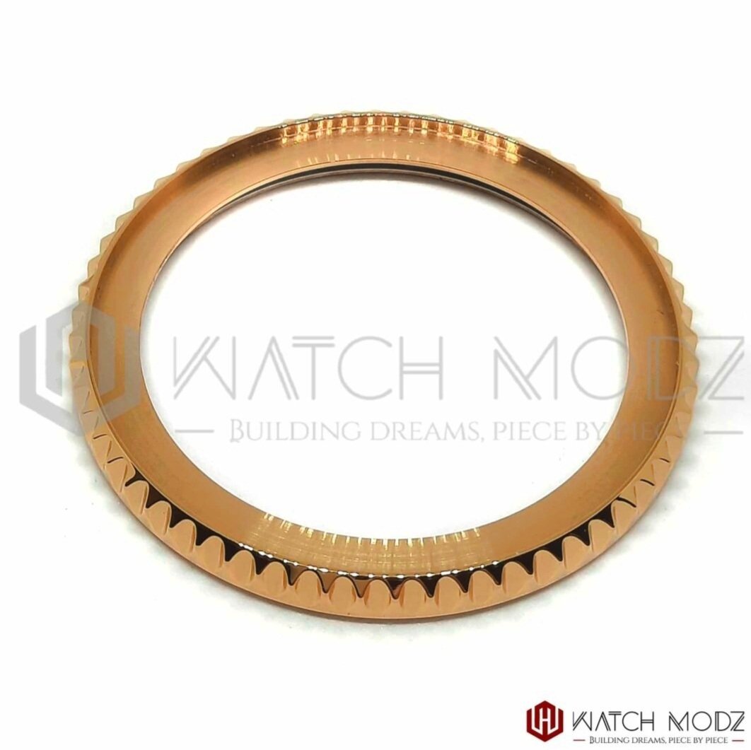 Watch-Modz SKX007 Bezel: Polished Rose Gold Sub