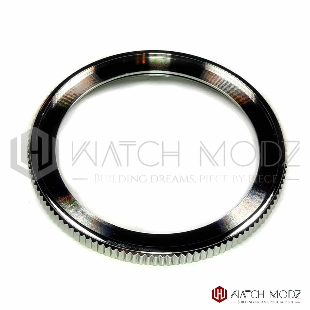 Watch-Modz SKX007 Bezel: Polished Silver Coin