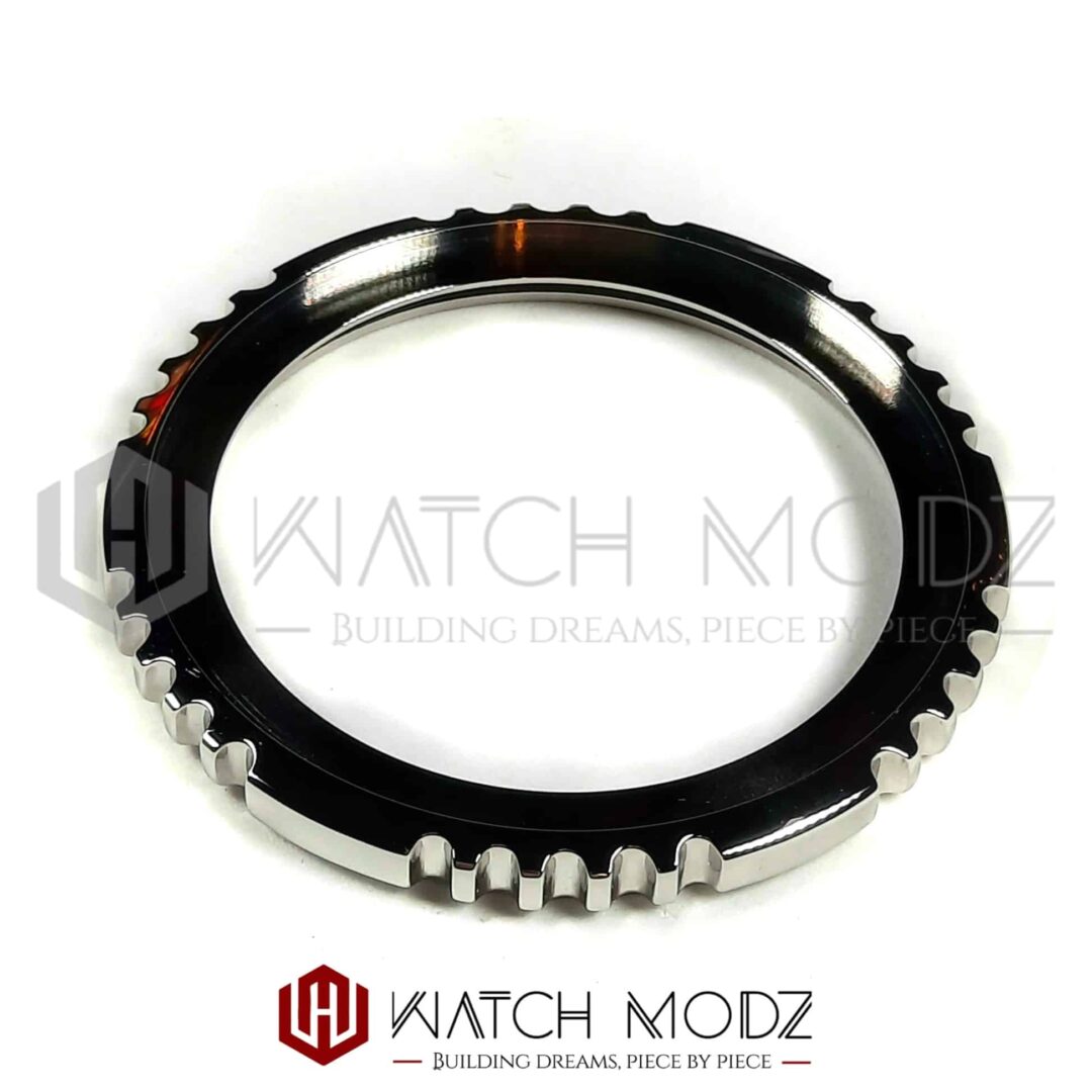 Watch-Modz SKX007 Bezel: Polished Silver Fugu