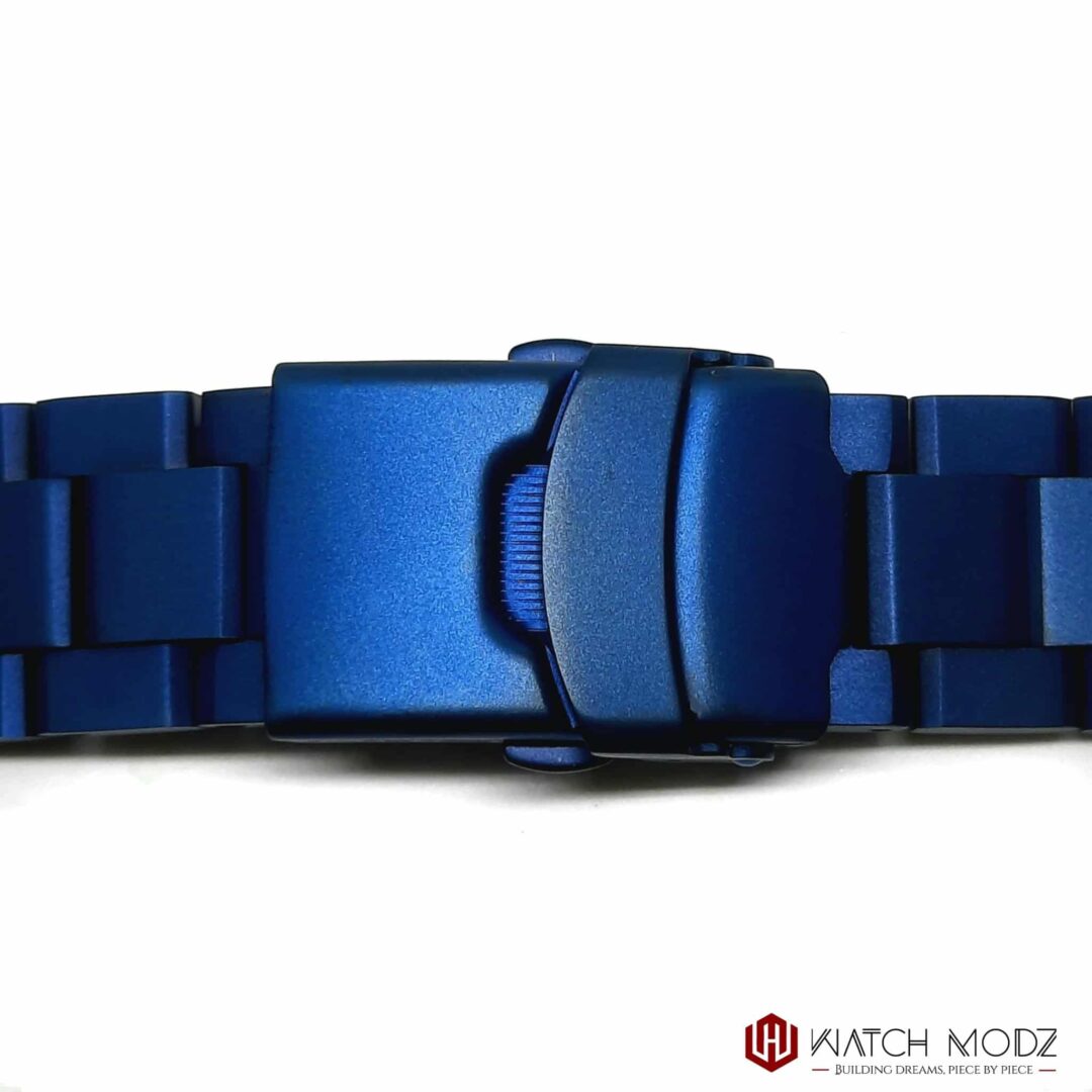Watch-Modz Samurai Bracelet: Matte Blue Oyster, view 2