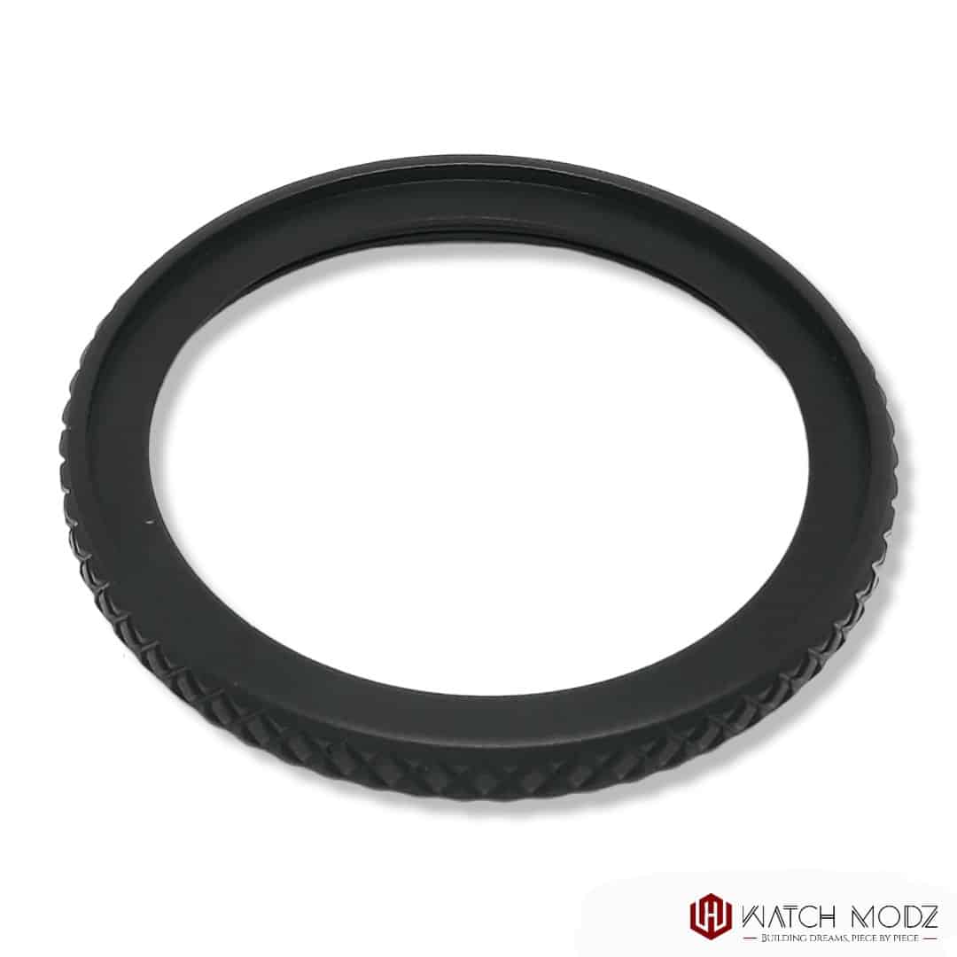 Watch-Modz SKX007 Bezel: Matte Black Wide Knurled