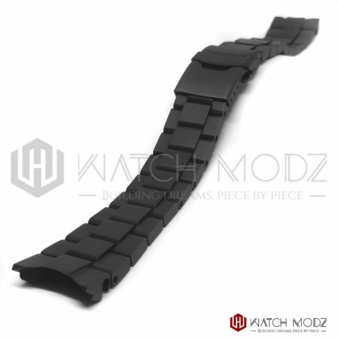 Watch-Modz Samurai Bracelet: Matte Black Oyster