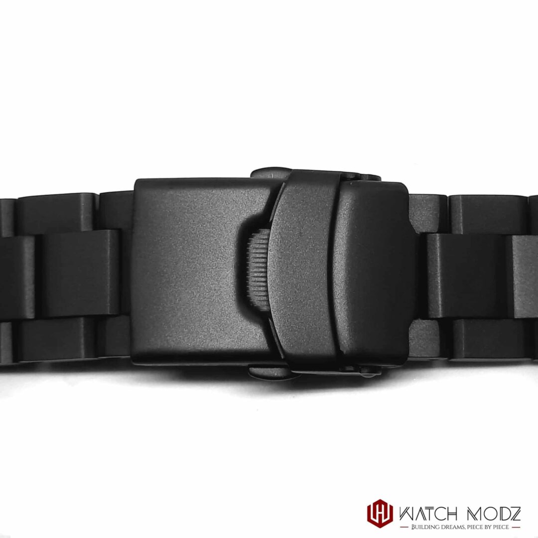Watch-Modz Samurai Bracelet: Matte Black Oyster, view 2