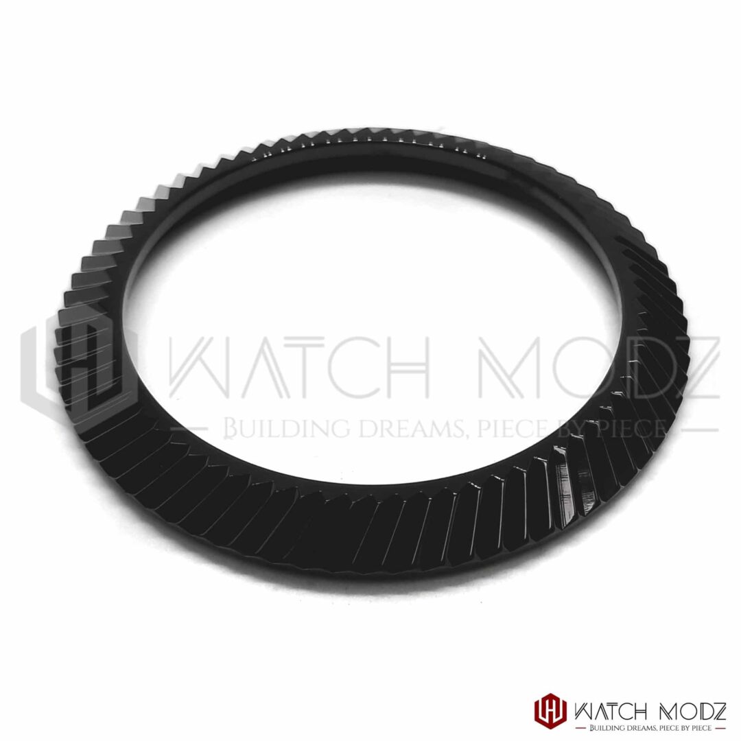 Watch-Modz SKX007 Bezel: Diagonal Fluted Black