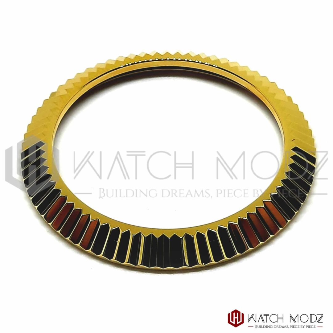 Watch-Modz SKX007 Bezel: Fluted Gold