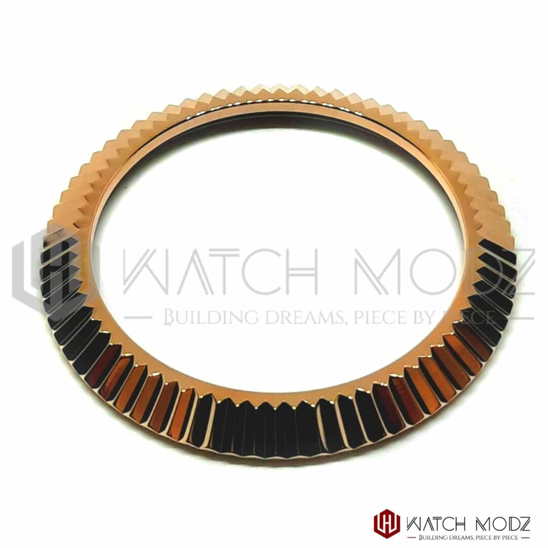 Watch-Modz SKX007 Bezel: Fluted Rose Gold