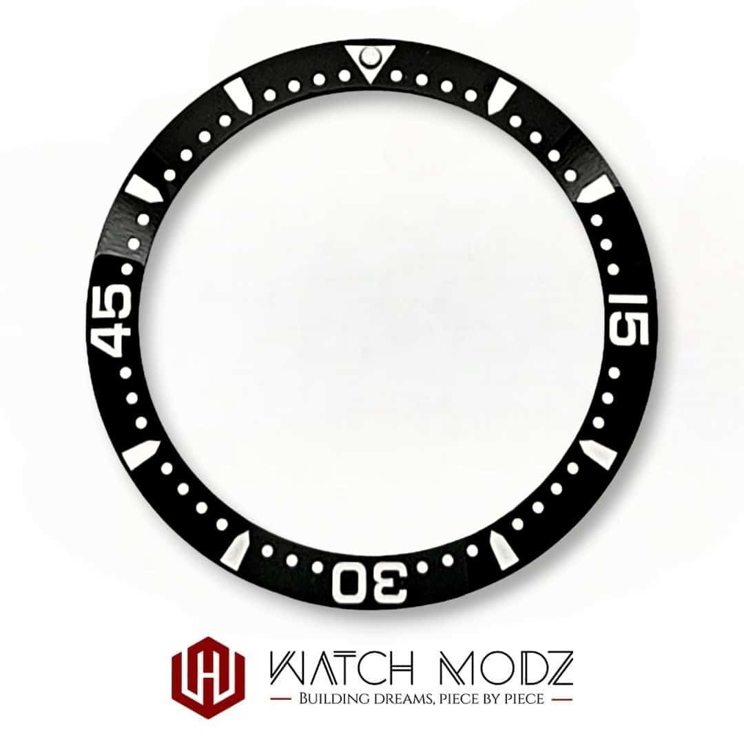 Watch-Modz SKX007 Bezel Insert: Black HydroConquest