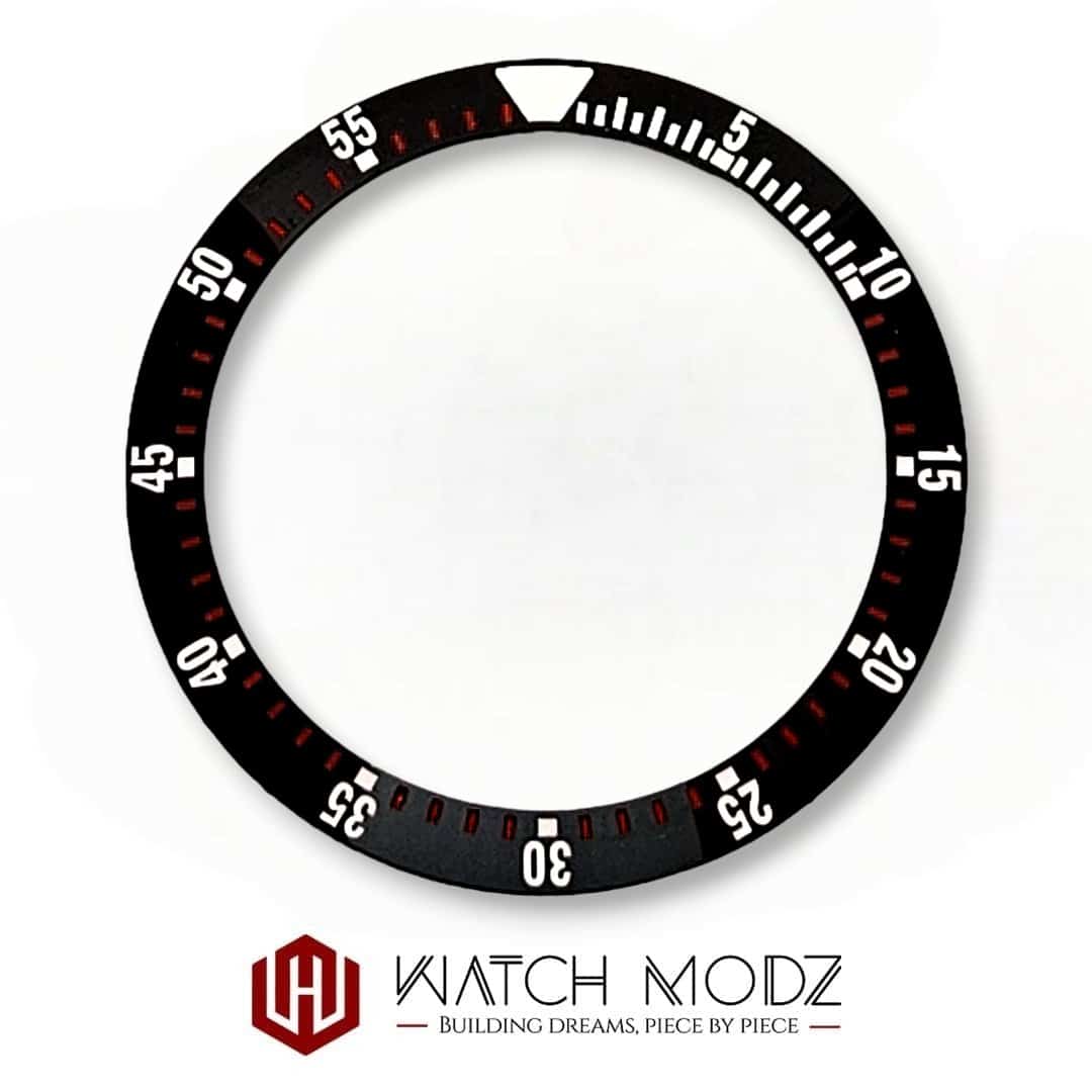Watch-Modz SKX007 Bezel Insert: Black Sinn U1