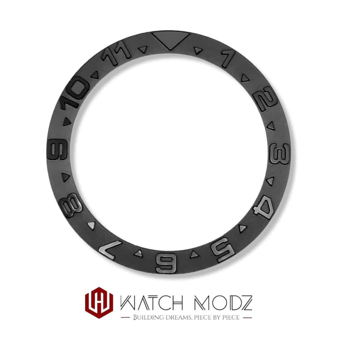 Watch-Modz SKX007 Bezel Insert: Black Yachtmaster Dual Time