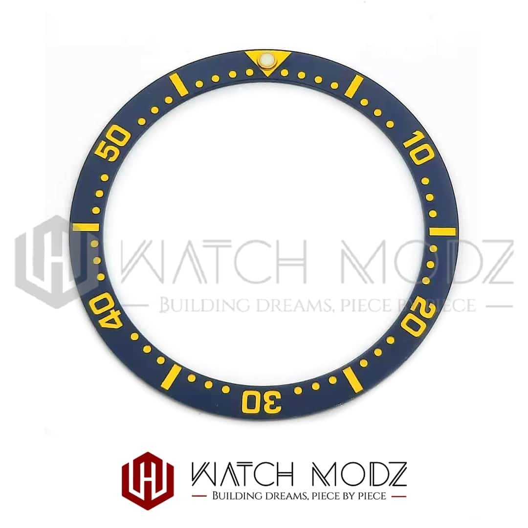 Watch-Modz SKX007 Bezel Insert: Blue Gold | Flat