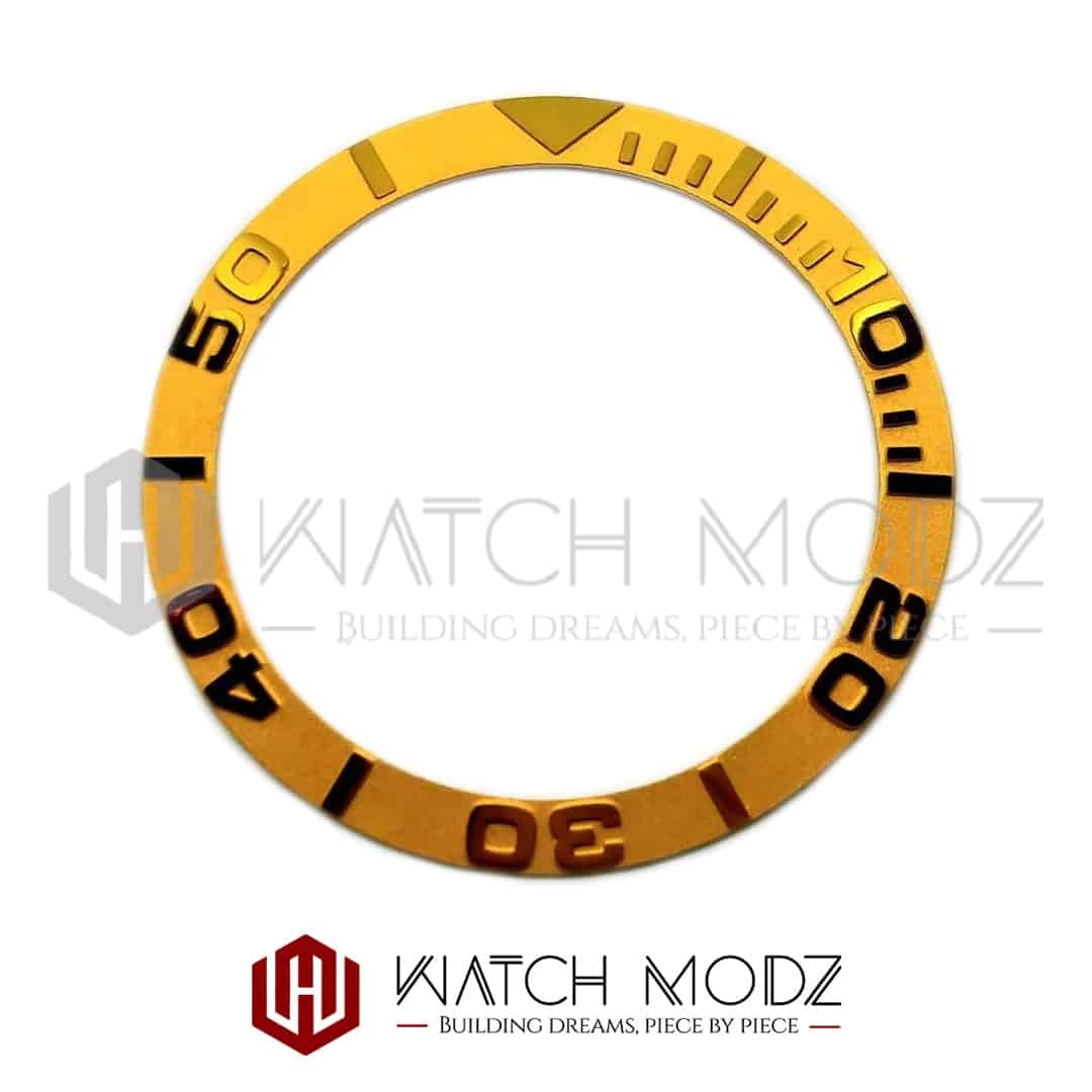Watch-Modz SKX007 Bezel Insert: Gold Yachtmaster
