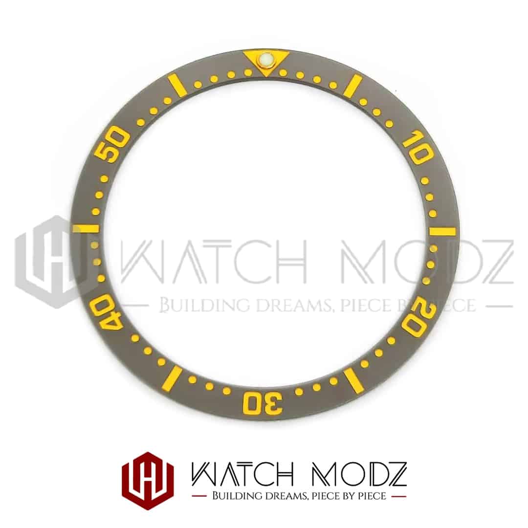 Watch-Modz SKX007 Bezel Insert: Gray Gold | Flat