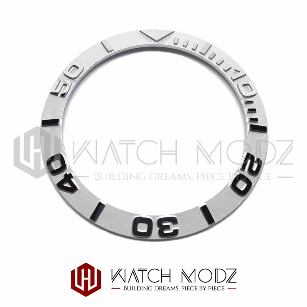 Watch-Modz SKX007 Bezel Insert: Silver Yachtmaster