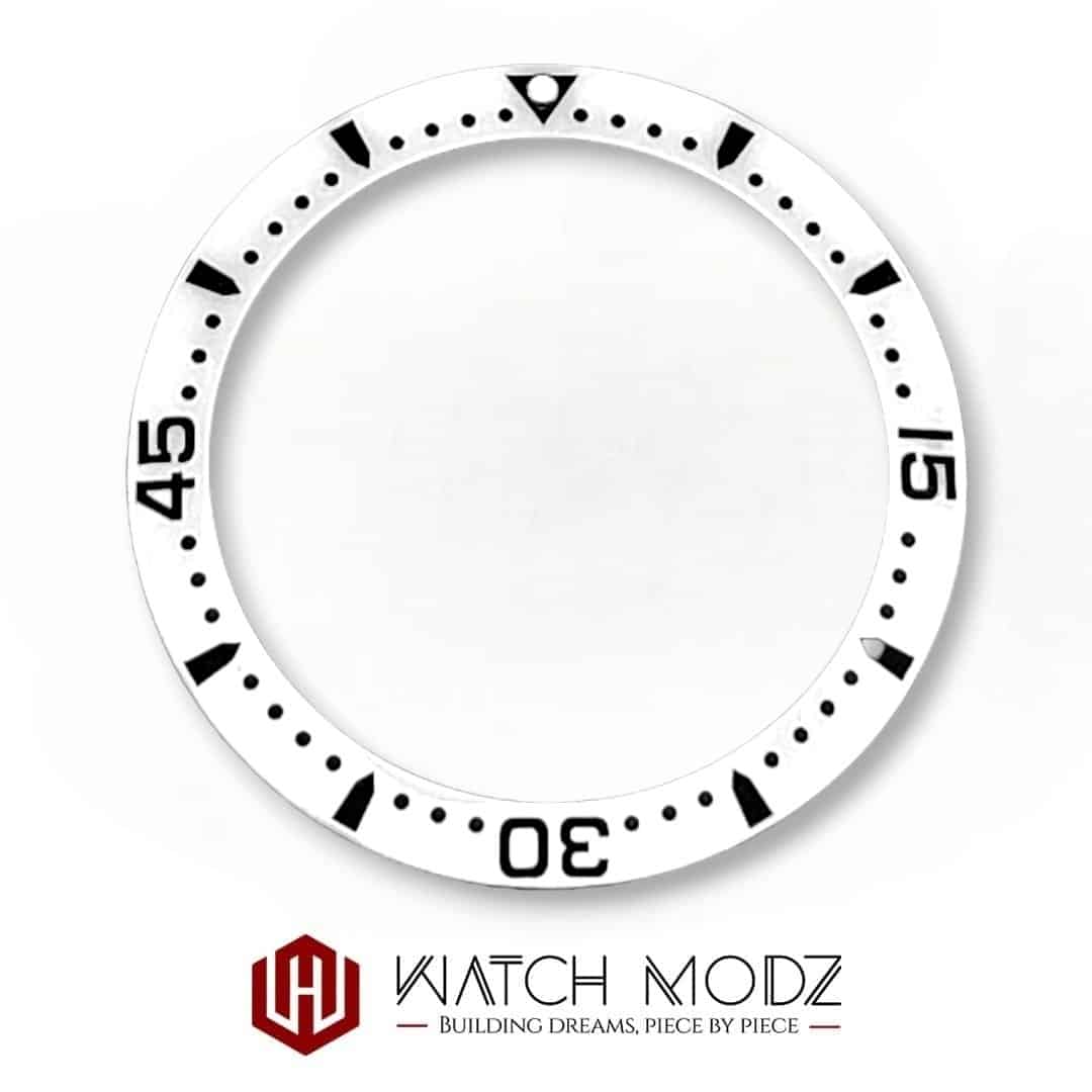 Watch-Modz SKX007 Bezel Insert: White HydroConquest