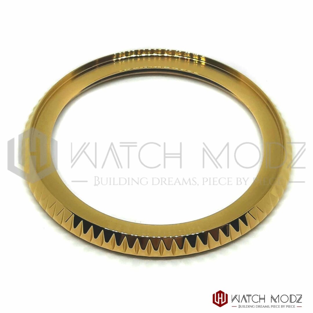 Watch-Modz SKX007 Bezel: Polished Gold Shogun
