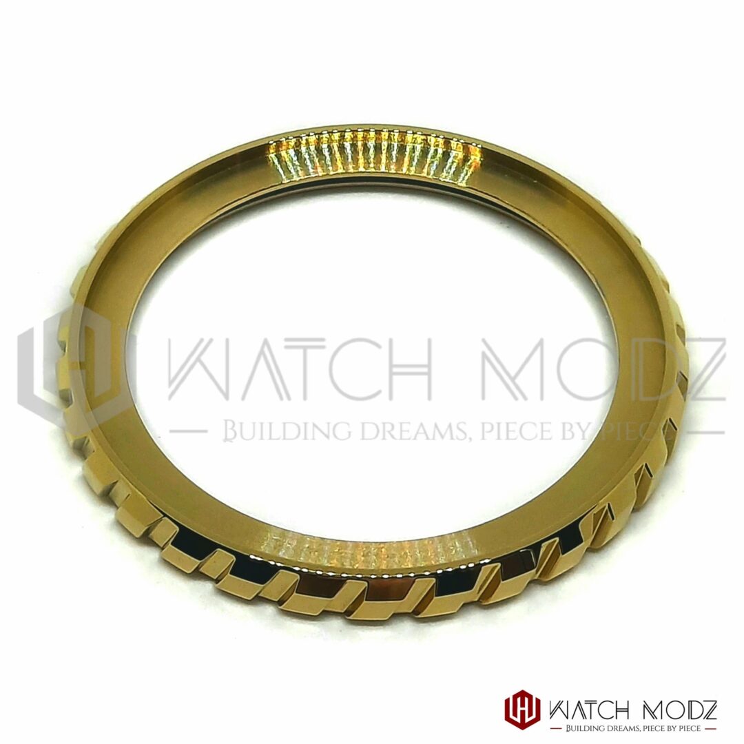 Watch-Modz SKX007 Bezel: Polished Gold Tire